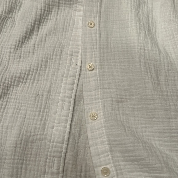 J.Crew White Sleeveless Button-Up Shirt - Picture 4 of 5